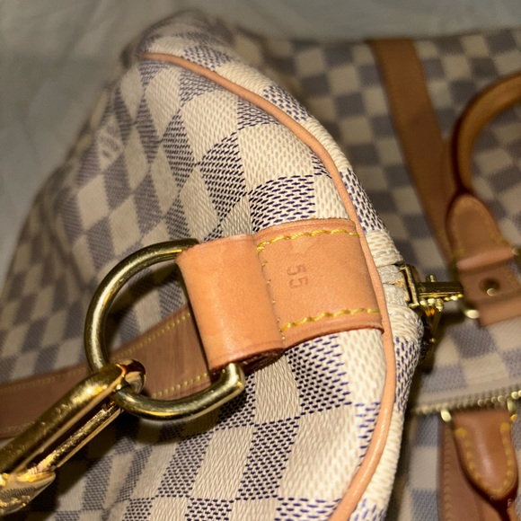Louis Vuitton Keepall Bandoulière 55 - Damier Azur Canvas - Picture 4 of 9